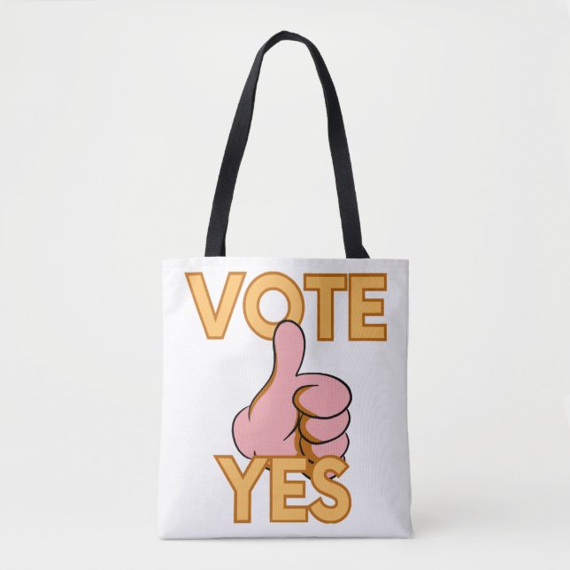 Bolsa Tote Votar sim (Frente)