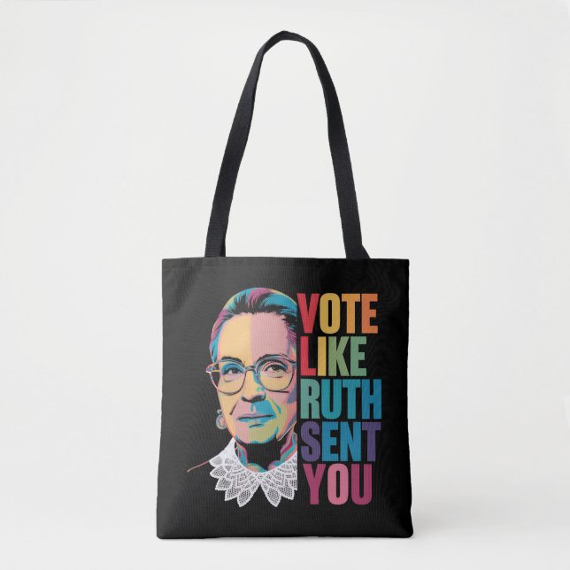 Bolsa Tote Vote Como Ruth Enviou Você (Frente)