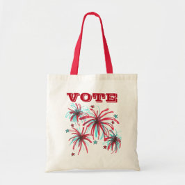 Bolsa Tote VOTE Dia de Eleição EUA Votando Poll Worker Firewo