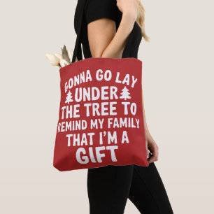 Bolsa Tote Vou me deitar embaixo da árvore para lembrar minha