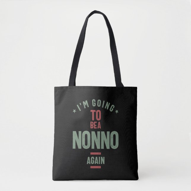 Bolsa Tote Vou ser um Não-Não de novo | Avô (Frente)