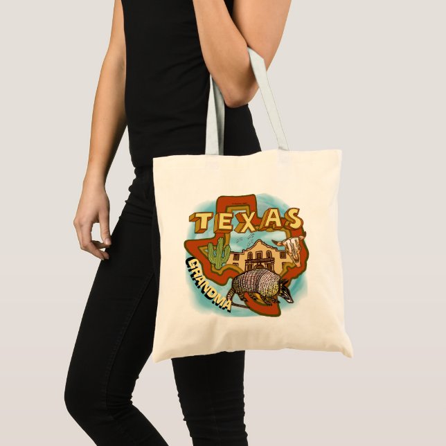 Bolsa Tote Vovó do Texas Tote Bag (Frente (produto))