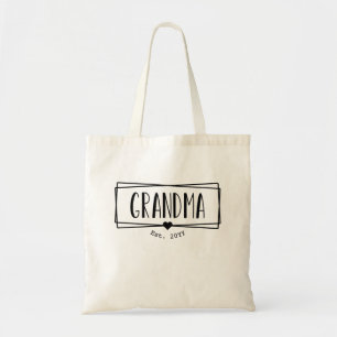 Bolsa Tote Vovó Est Vovó Nova Avó Gigi presente