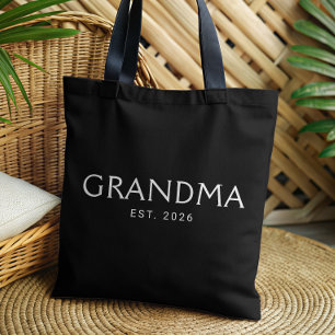 Bolsa Tote Vovó Estabeleceu Novo Presente de Avó
