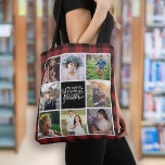 Bolsa Tote Vovó Foto Coloca Maiores Bênçãos<br><div class="desc">Carregue oito fotografias e você tem um presente personalizado de xadrez de búfalos de colagem que a vovó vai amar!</div>