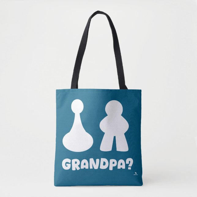 Bolsa Tote Vovô Jogo Piece Funny Gamer Design (Frente)