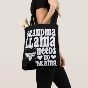 Bolsa Tote Vovó Llama Não Precisa De Dia de as mães De Drama