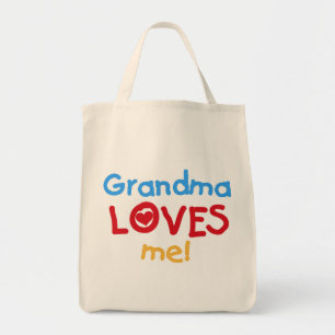 Bolsa Tote Vovó me ama T-shirts e presentes