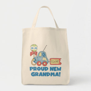 Bolsa Tote Vovó Nova Orgulhosa. É um Camiseta e presentes