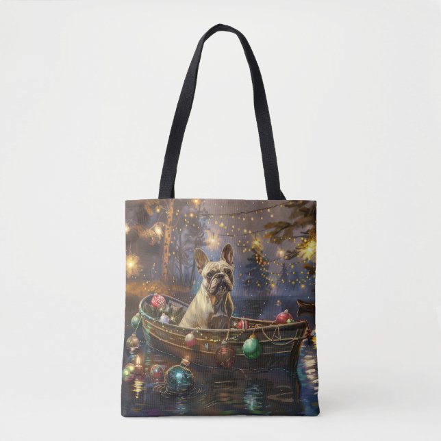 Bolsa Tote Voz Festiva do Buldogue Francês (Frente)
