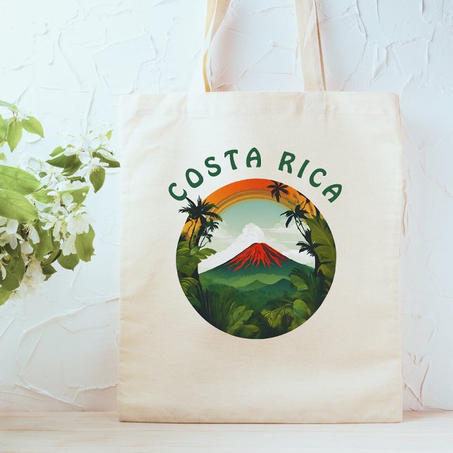 Bolsa Tote Vulcão Personalizado da Costa Rica (Criador carregado)