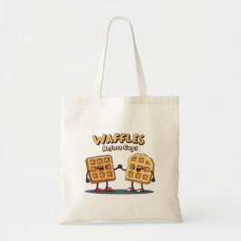 Bolsa Tote Waffles Antes do Cara