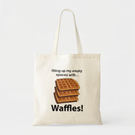 Bolsa Tote Waffles Preenchendo Meus Espaços Vazios Com Waffle