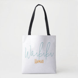 Bolsa Tote Waikiki, Havaí Lembrança de Viagem