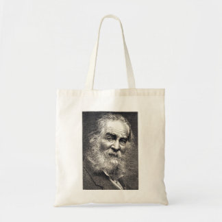 Bolsa Tote Walt Whitman deixa o Grass Engraving