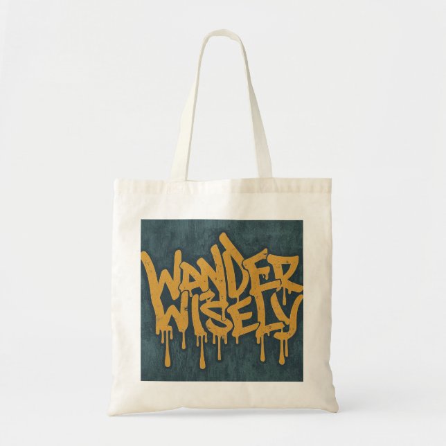 Bolsa Tote Wander Wisely (Frente)