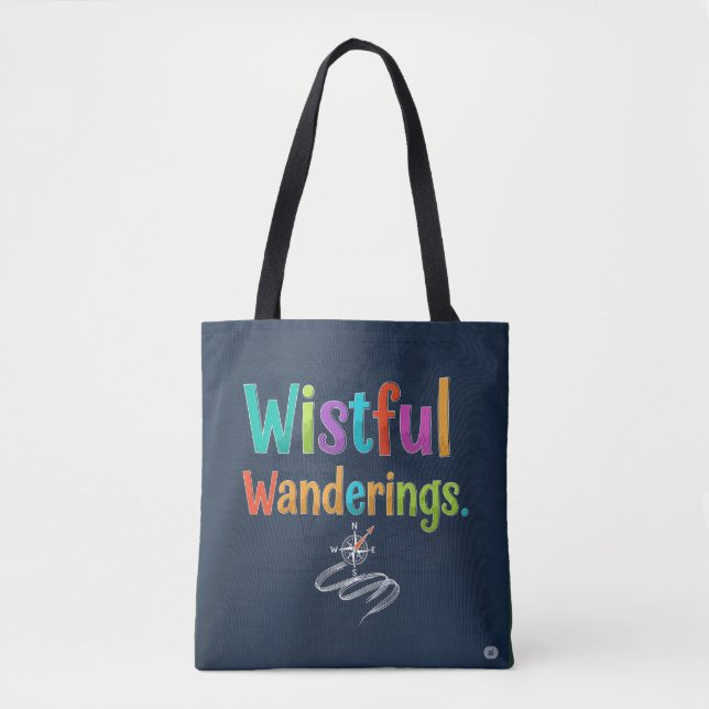 Bolsa Tote Wanderings Wistful. design de camiseta (Frente)