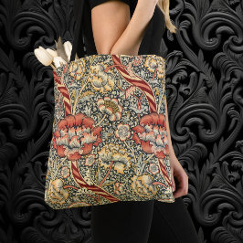 Bolsa Tote Wandle de William Morris, Arte Fina Têxtil Vintage