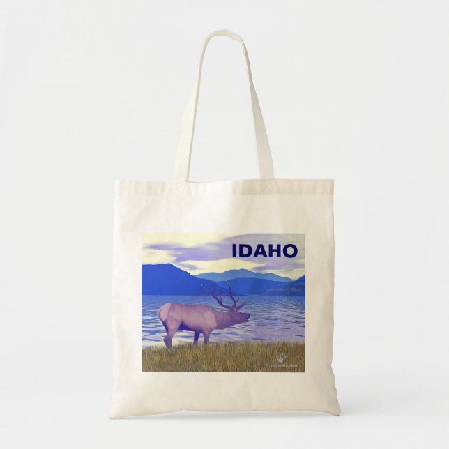 Bolsa Tote Wapiti (Elk) Pelo Lago (Frente)