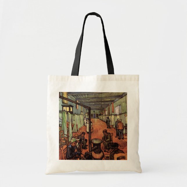 Bolsa Tote Ward no Hospital de Arles por Vincent van Gogh (Frente)