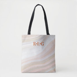 Bolsa Tote Warm Marble Geode