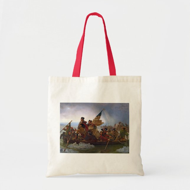 Bolsa Tote Washington que cruza o Rio Delaware (Frente)
