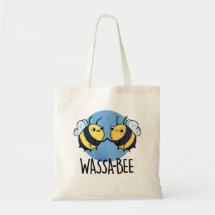 Bolsa Tote Wassabee Funny Wasabi Bee Pun