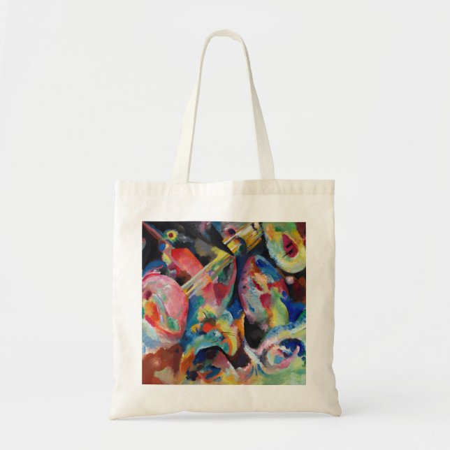 Bolsa Tote Wassily  Kandinsky Improvisation Flood (1914) (Frente)