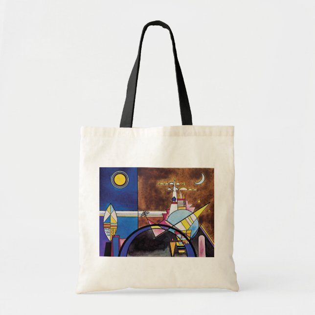 Bolsa Tote Wassily Kandinsky - Porta Excelente De Kiev Abstra (Frente)