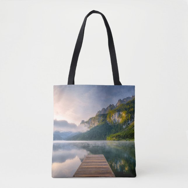 Bolsa Tote Water | Azure Alpine Lake, Austria (Frente)