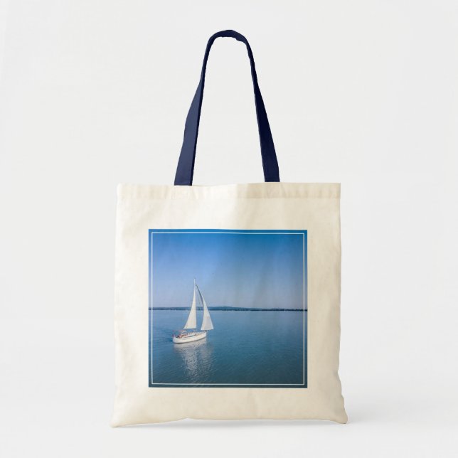 Bolsa Tote Water | Yacht at Lake Balaton Lake Hungary (Frente)