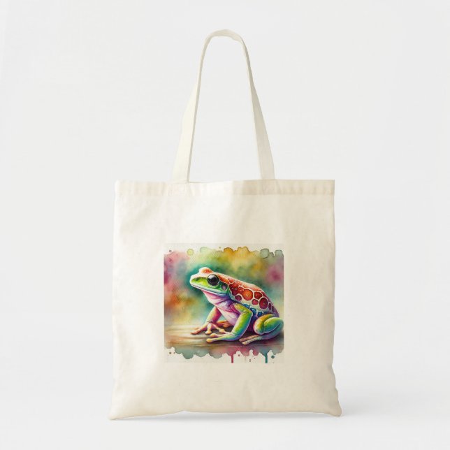 Bolsa Tote Watercolor Coqu Frog 140724AREF115 - Watercolor (Frente)