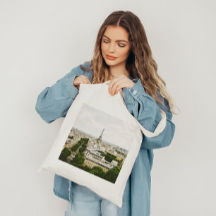 Bolsa Tote Watercolor Paris Destino Tote Bag