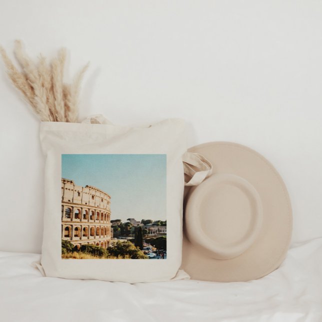 Bolsa Tote Watercolor Roma, Itália - Tote Bag de Destino (Criador carregado)