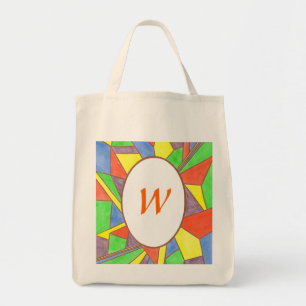 Bolsa Tote Watercolor, sacos de totas monogramas de Bridesmai