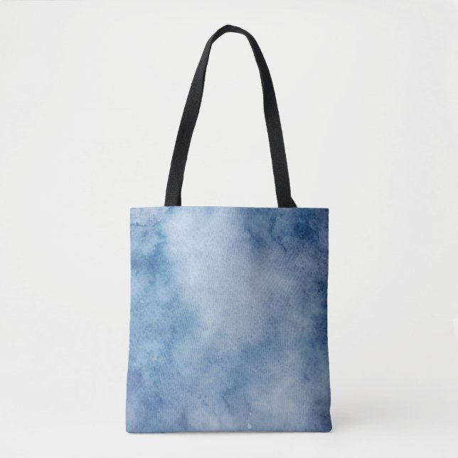 Bolsa Tote Watercolor texture background paint (Frente)