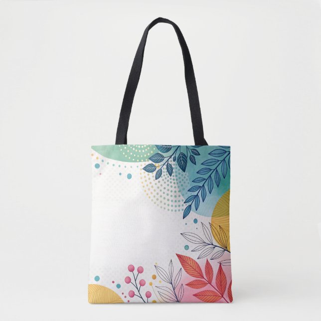Bolsa Tote Watercolor Whimsy (Frente)