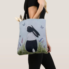 Bolsa Tote Watercolour Dutch Bunny Rabbit