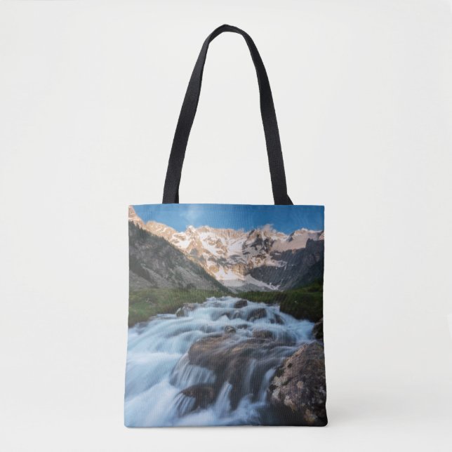 Bolsa Tote Waterfalls | Aviolo Lake, Italy (Frente)