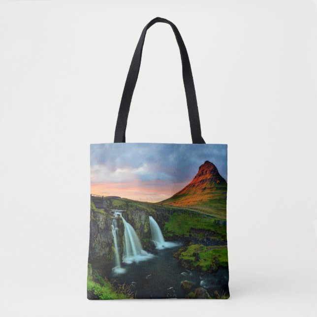 Bolsa Tote Waterfalls | Kirkjufell, Iceland (Frente)