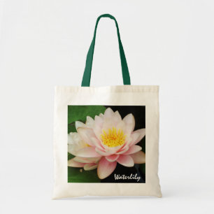 Bolsa Tote Waterlily cor-de-rosa Totebag