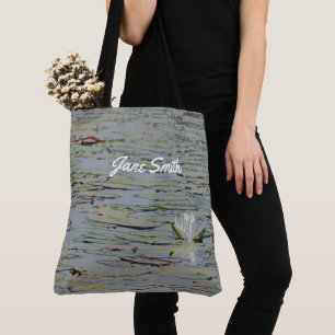 Bolsa Tote Waterlily Pond Lake Flower I Tot Bag