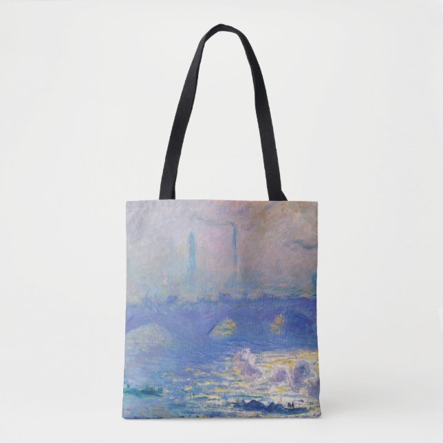 Bolsa Tote Waterloo Bridge (Londres), Monet (Frente)