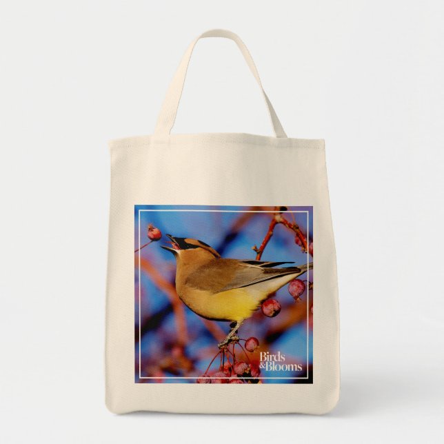 Bolsa Tote Waxwing de cedro (Frente)