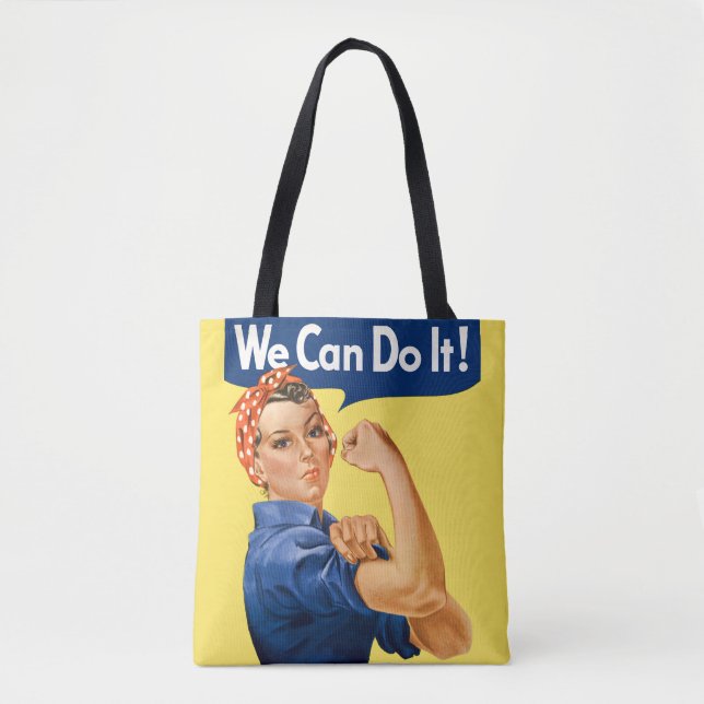 Bolsa Tote We Can Do It! Rosie the Riveter (Frente)