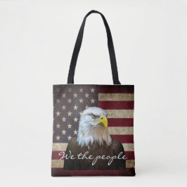 Bolsa Tote We The People American Flag Bald Eagle 