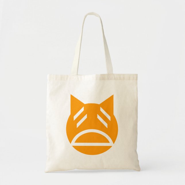 Bolsa Tote Weary Emoji Cat (Frente)