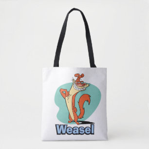 Bolsa Tote Weasel Proud Character Graphic