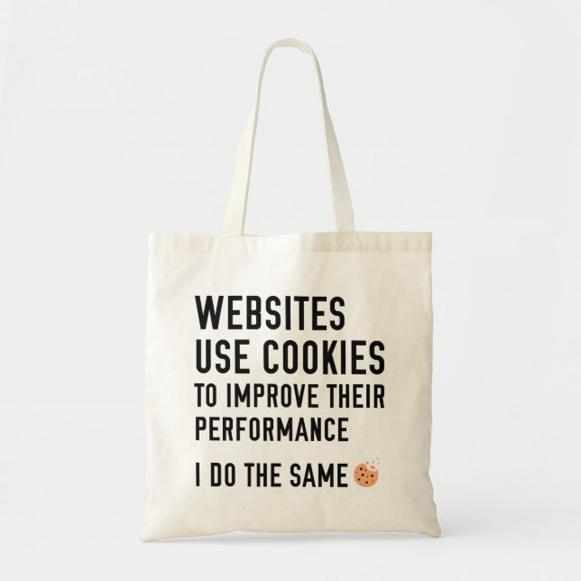 Bolsa Tote Web sites Utilizam cookies (Frente)