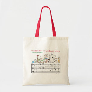 Bolsa Tote WEE FISH EWE A MARE EGRETS MOOSE Sandra Boynton